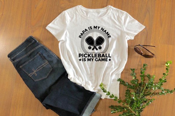 About Pickleball SVG T-Shirt Design for Handmade Creations