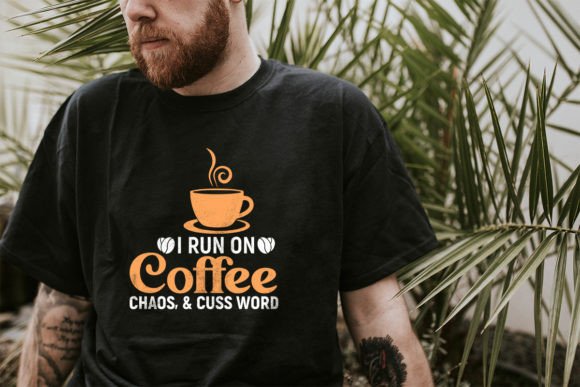 Funny Coffee T-shirt Design Graphics