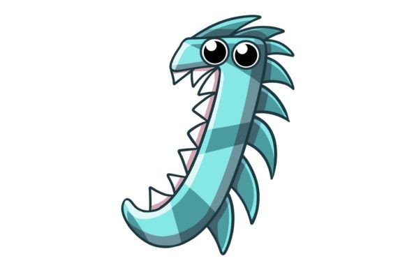 Funny Monsters J Alphabet Cartoon – Playful Graphics for Local Branding