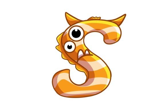 Funny Monsters S Alphabet Cartoon Graphics