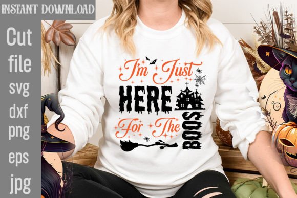 I'm Just Here for the Boos SVG Cut File Review
