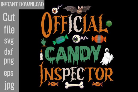 Official Candy Inspector Graphics for T-Shirt Designs