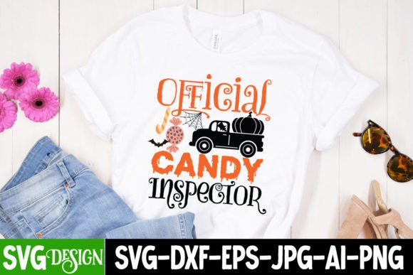Official Candy Inspector SVG Design for T-Shirt Graphics
