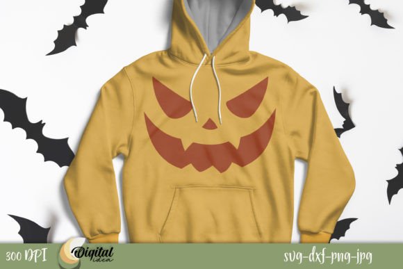 SVG Halloween Faces: A Playful Graphic Design Asset for T-Shirt Designs