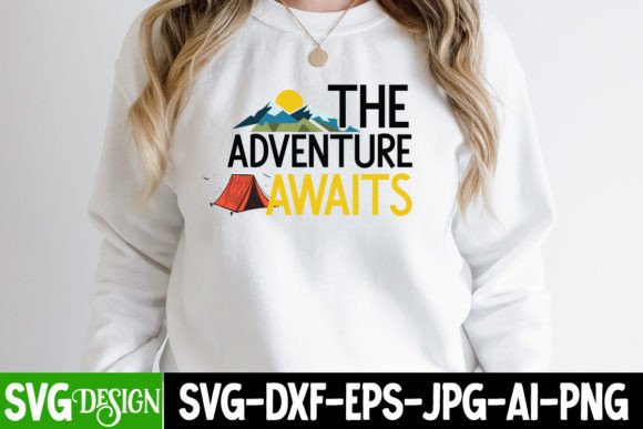 The Adventure Awaits SVG Cut File for Graphics and T-Shirt Designs
