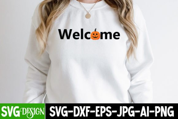 Welcome Halloween SVG Cut File: A Graphic for Crafting