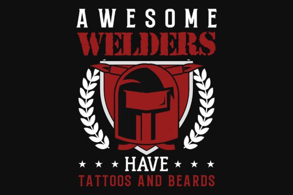 Welder Graphics Tshirt Design Vector